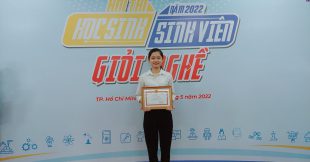 Sinh viên khoa QTKD đạt giải cao tại Hội thi tay nghề năm 2022