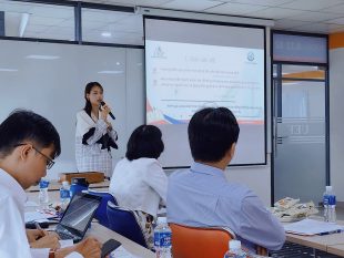 Giảng viên khoa QTKD tham gia báo cáo tại hội thảo quốc gia “ Giáo dục đại học trong bối cảnh quốc tế hóa năm 2023 ”
