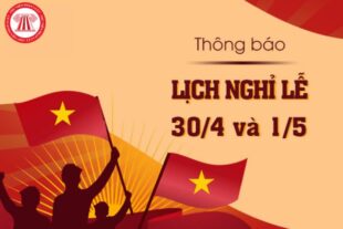 Thông báo lịch nghỉ lễ 30/4-1/5 năm 2024 HITC