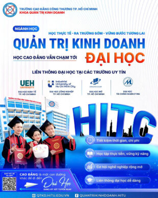NGÀNH QUẢN TRỊ KINH DOANH HỆ CAO ĐẲNG: LỘ TRÌNH THỰC HỌC VÀ CƠ HỘI LIÊN THÔNG ĐẠI HỌC
